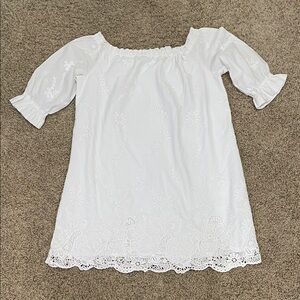 Abercrombie & Fitch White Lace Dress